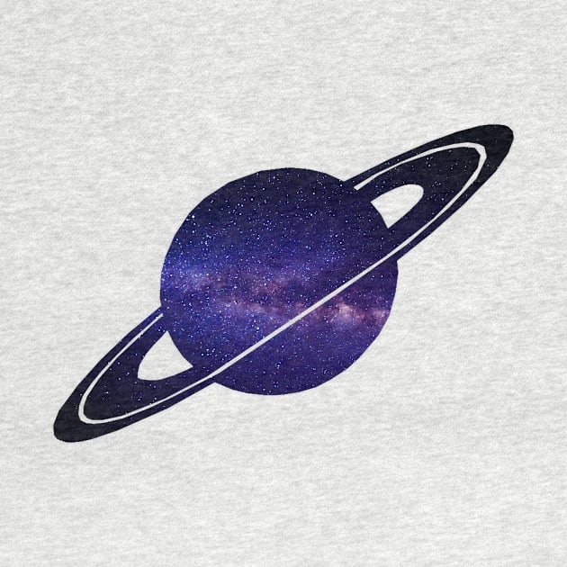 Saturn & Space by LazarIndustries